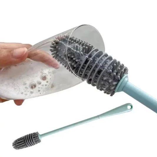 Silicone Bottle Cleaning Brush With Long Handler